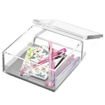 Officegoods Acrylic Desk Organizer W/silver Base Functional & Elegant. Fixed Price $52.42.