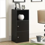 Convenience Concepts Xtra-storage 2 Door Cabinet Black Wood Finish. Fixed Price $79.17.
