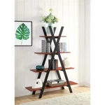 Convenience Concepts Oxford Frame Bookshelf, Cherry/black. Fixed Price $140.42.