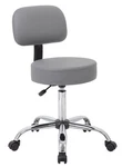 Boss Grey Antimicrobial Medical Stool W/ Back Cushion Model # B245-GY. Fixed Price $158.22.