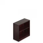 Offices To Go Otg 30"H Bookcase With 1 Adjustable Shelf Aml Mahogany Laminate. Fixed Price $179.95.