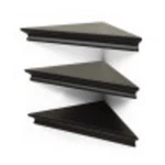 Kiera Grace Rustic & Farmhouse Triangle Floating Shelf, Modern Corner Wall Mo.... Fixed Price $79.12.
