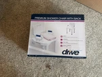 Drive Medical Shower Chair With Backrest 300 Lb Capacity Adjustable. Fixed Price $98.00.