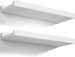 Love-kankei Floating Shelves Wall Mounted Set Of 2, 17 Inch Rustic Wood. Fixed Price $23.80.