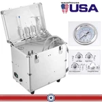 4H Dental Mobile Delivery Unit Portable Rolling Case Air Compressor Suction 402A. Fixed Price $456.72.