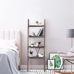 Kiayaci 4-TIER Blanket Ladder Leaning Bookshelf Bathroom Shelving Decorative. Fixed Price $104.58.