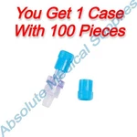 *100-PIECES* B. Braun Safsite Injection Valve & Cap Sterile 415067. Fixed Price $89.99.