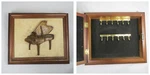 Vintage Key Storage Box Wall Room Door Barn Home Piano Decor Porch Cabinet Wood. Fixed Price $36.43.
