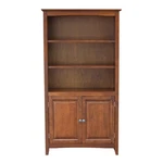 International Concepts 60" Solid Wood Shaker Bookcase Espresso. Fixed Price $550.78.