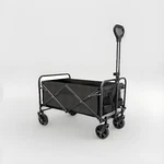 Large Capacity Folding Utility Wagon Cart W/ Wheels For Grocery, Camping & Sport. Fixed Price $68.39.