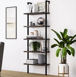 Nathan James Theo 5-SHELF Wood Modern Bookcase, Open Wall Mount Ladder Booksh.... Fixed Price $160.81.