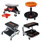 Mechanic Stool Creeper Seat 300/250LB Rolling Shop With Trays. Fixed Price $33.99.