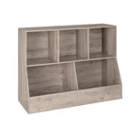 Dinzi Lvj Toy Storage Organizer Kids Bookshelf Wood Cabinet 5 Cubby. Fixed Price $131.02.