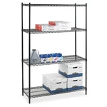 Lorell LLR69140 Starter Shelving Unit 48X24X72 Steel Black. Fixed Price $377.43.