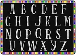 Flagship Carpets Colorful Abc's Multicolor Border Area Rug For Childrens Clas.... Fixed Price $366.68.