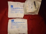3X Medline Central Dressing Tray. Fixed Price $12.99.
