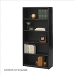 Safco 7173BL Valuemate Bookcase 5-SHELF Black 67" Steel. Fixed Price $409.24.