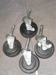 Sunrise Medical Hospital Bed Set Of 4 Caster Wheels**rare. Fixed Price $24.99.