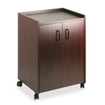 Safco Mobile Refreshment Center One-shelf 23W X 18D 31H Mahogany 8953MH. Fixed Price $415.29.