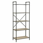 Acme Itzel 5 Shelf Bookcase In Sandy Gray Oak. Fixed Price $257.53.