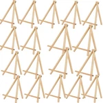 9.4" Natural Pine Wood Tripod Easel - Portable Art, Photo, Painting Display. Fixed Price $62.63.