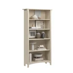 Bush Furniture Salinas Tall 5 Shelf Bookcase Antique White -. Fixed Price $155.83.