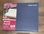 Adams Weekly Payroll Record Book Spiral Binding Track Hours Taxes 20 Empl.... Fixed Price $19.96.