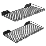 Ultrawall Mounted Storage Shelf For Garage, 2 Pack Metal Rack, Hea.... Fixed Price $77.89.