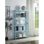 Convenience Concepts Oxford Five-tier Bookcase Seafoam Blue Wood Finish. Fixed Price $160.99.