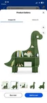 Delta Children Dinosaur Bookcase - Green Kids Storage & Bookshelf Nursery. Fixed Price $69.99.