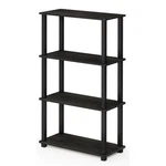 Furinno Turn-s-tube Wood 4-TIER Shelf Display Rack Espresso/black. Fixed Price $53.52.