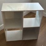 Huisen Furniture White 4-CUBE Wood Composite Storage Bookcase Y2532021021001WM. Fixed Price $24.02.