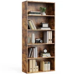 Sweetcrispy Industrial Shelf Bookcase - Large 53 Inch Tall Floor Standing Open. Fixed Price $84.05.