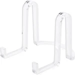 Clear Acrylic Ribbon-style Display Easel, 3.75" H X 3.875" W. Fixed Price $25.80.