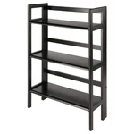 Winsome Terry 3-TIER Solid Wood Stackable And Folding Book Shelf Black. Fixed Price $113.99.