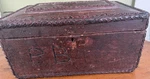Fabulous Folky Antique 1800 Document Box Dovetailed-orig Red Paint Aafa. Fixed Price $125.00.