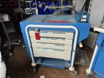 Metro Lifeline LEC03271 Emergency Crash Cart Patient Healthcare W/ Tray Iv Pole. Fixed Price $250.00.