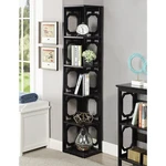 Convenience Concepts Omega 5 Tier Corner Bookcase. Fixed Price $142.97.