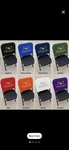 Custom Folding Chair Covers Logo Event Wedding Trade Show Seat Backs. Fixed Price $37.99.