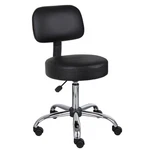 Boss Black Caressoft Medical Stool W/ Back Cushion. Fixed Price $108.89.