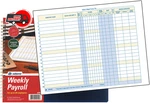 Adams Weekly Payroll Record Book Spiral Binding Track Hours Taxes 20 Empl.... Fixed Price $24.60.