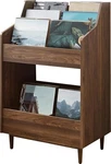 Crosley Furniture Liam Vinyl Record Storage Stand, Walnut. Fixed Price $269.20.