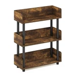 Furinno Turn-and-tube 29.61 In. Tall Amber Pine/black 3-SHELF Etagere Bookcase. Fixed Price $44.99.