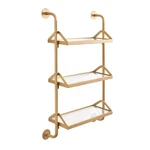 Kate And Laurel Marit Three-tiered Wall Shelf; 18 X 6 30; Gold; Glam Decora.... Fixed Price $206.81.