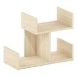Furinno Hermite Wooden Desktop Bookshelf Storage Organizer For Home Bauhaus Oak. Fixed Price $32.03.