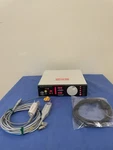 Nellcor N-200 Pulse Oximeter With Power Base And Finger Clip. Fixed Price $350.00.