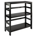 Winsome Wood Leo Shelf By Storage Book 2 Tier Wide Espresso. Fixed Price $89.84.