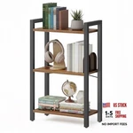 Vasagle 3-TIER 9.4"D X 15.7"W 30.1"H Rustic Brown + Ink Black. Fixed Price $40.86.