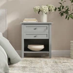 Wyndenhall Norfolk Solid Wood 24" Wide Transitional Bedside Nightstand Table.... Fixed Price $287.14.