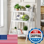 Oakvivo Bamboo Bookshelf 3-TIER Ladder 39.4 Freestanding Open Bookcase. Fixed Price $91.18.